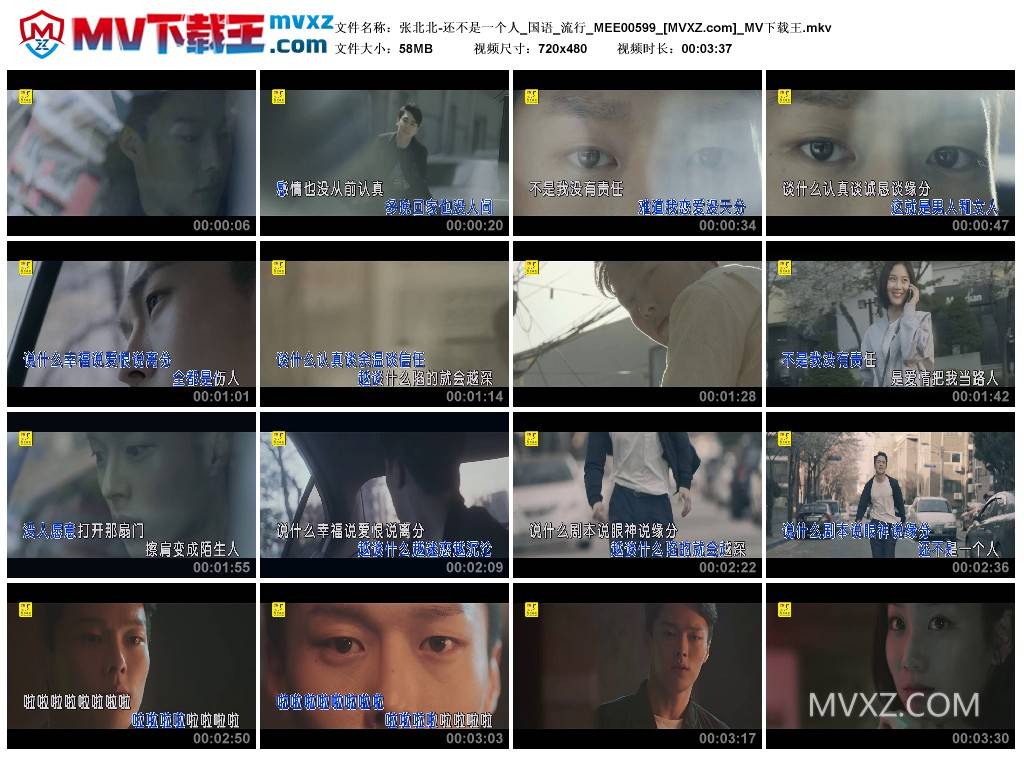 张北北-还不是一个人_国语_流行_MEE00599